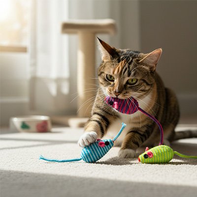 Jouets pour les chats souris