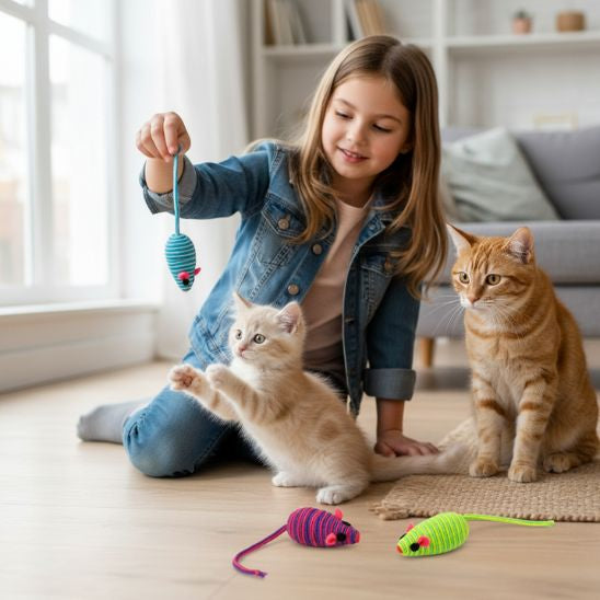 Jouets pour les chats souris