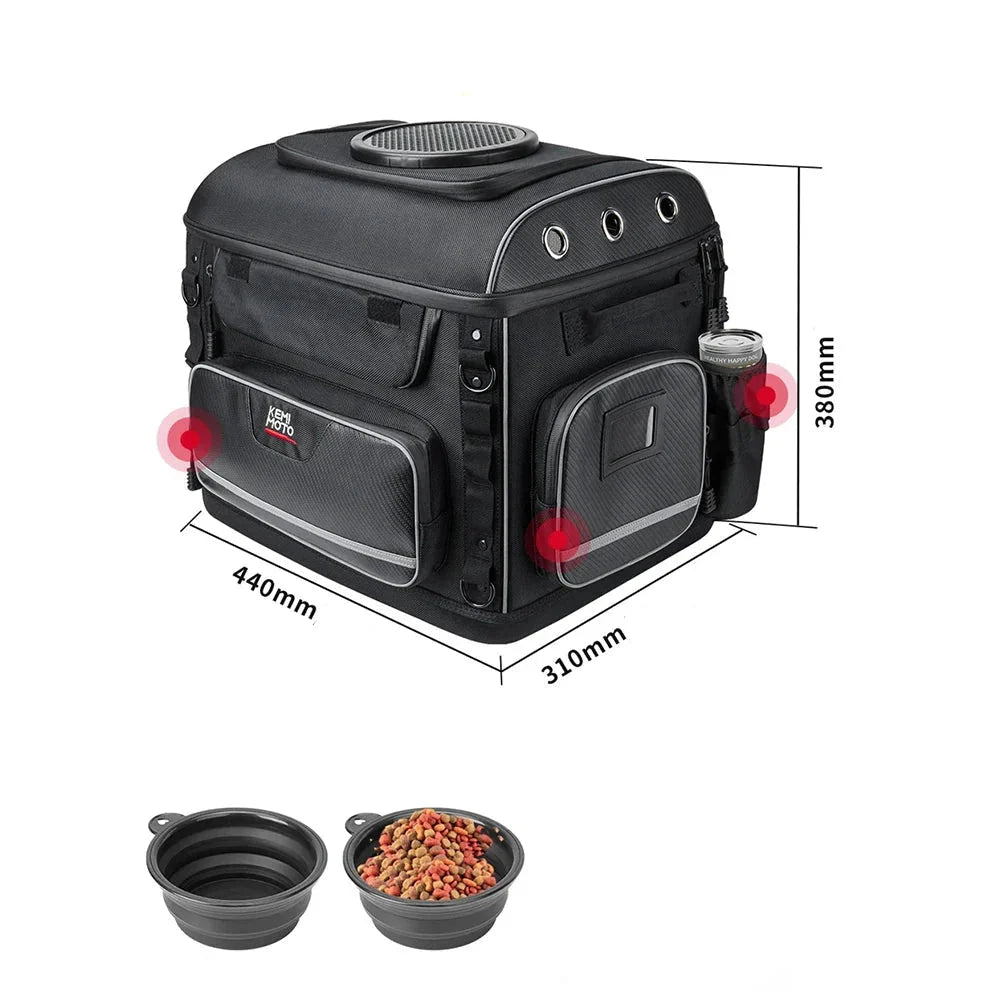 Sac Moto Pour Chien : Transport Sécurisé et Confortable | Oscar et Plume