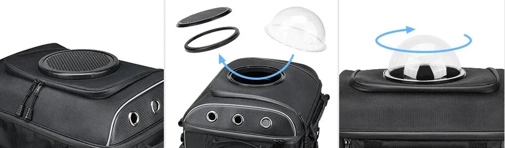 Sac Moto Pour Chien : Transport Sécurisé et Confortable | Oscar et Plume
