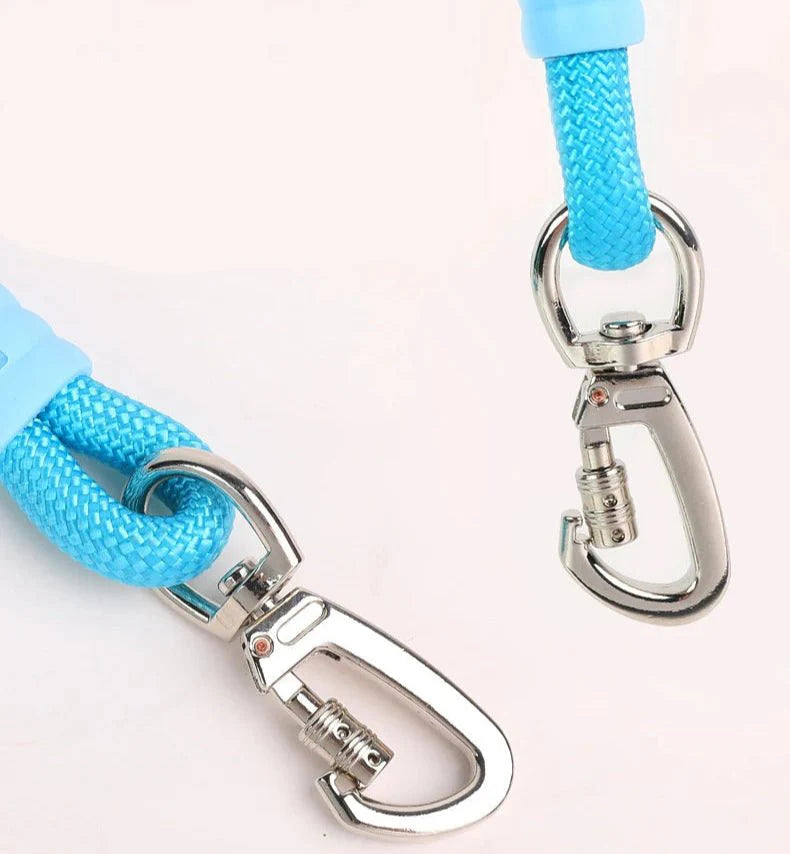 Laisse main libre pour chien avec poignée ergonomique confortable