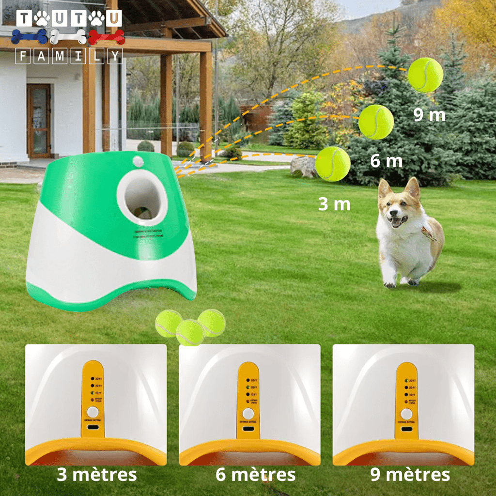 Lance balle automatique pour chien actif - LanceurToutou™