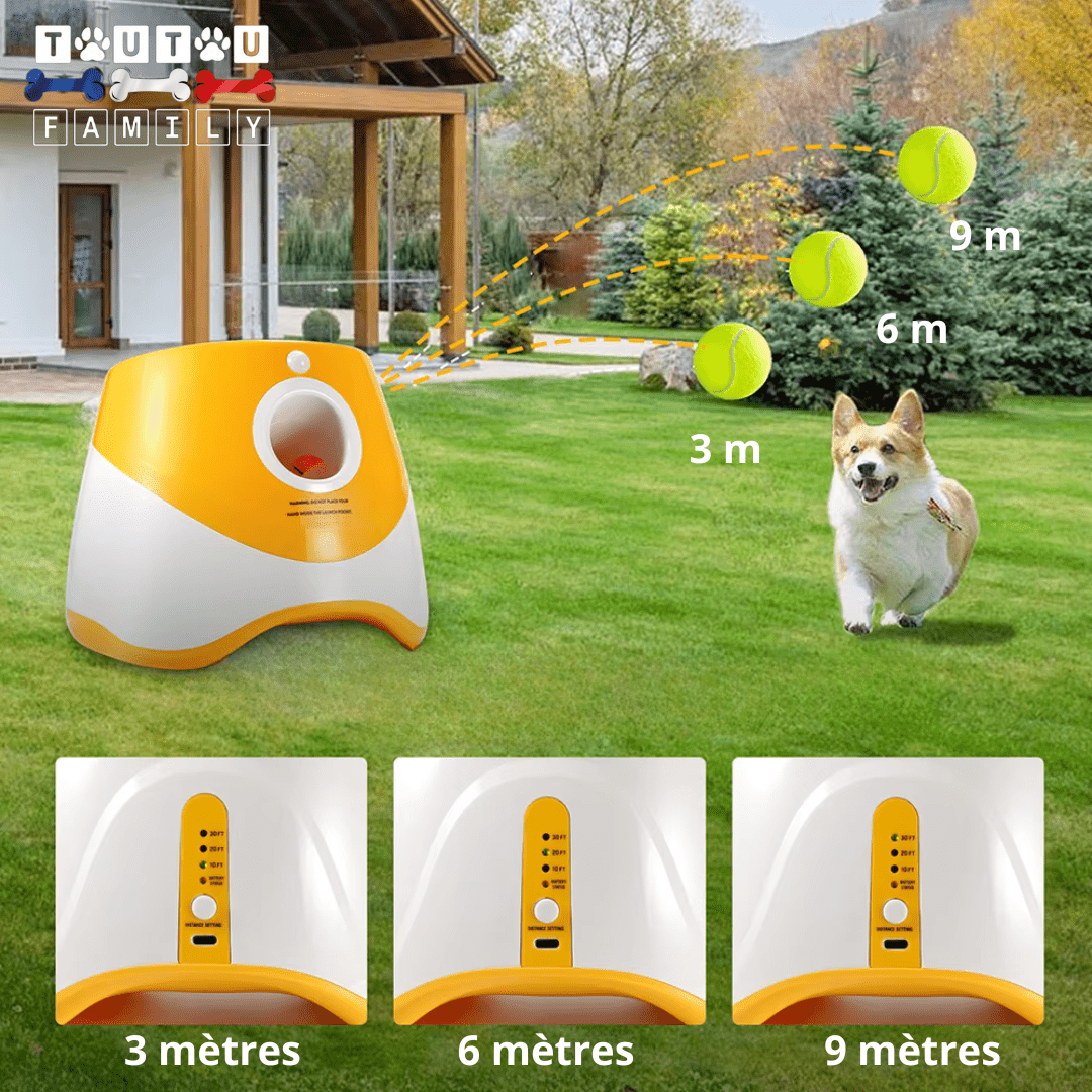 Lanceur balle automatique pour chien - AttrapeToutou™