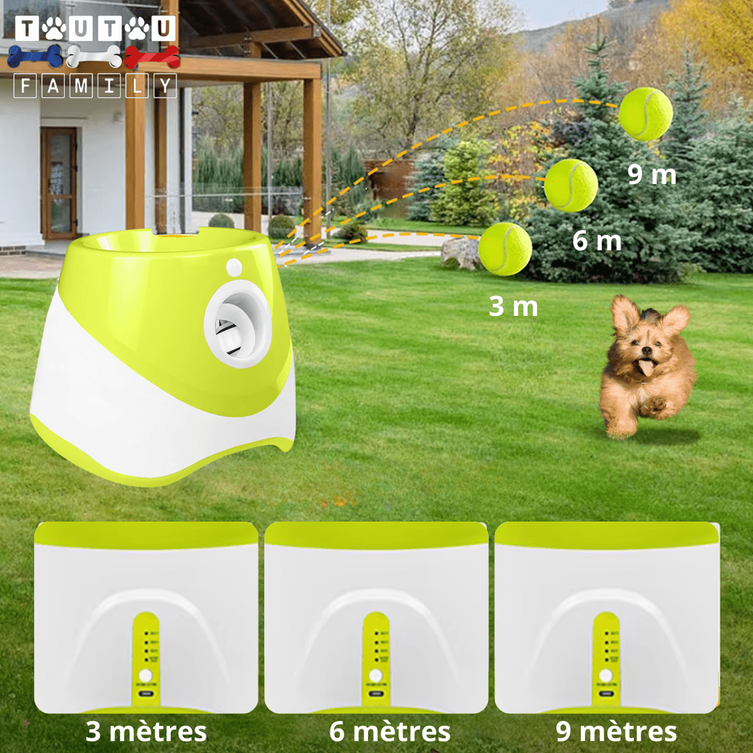 Lanceur balle automatique pour chien et chiot - JoueToutou™