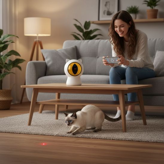 LASER A CHAT CONNECTE | Opti'Chat