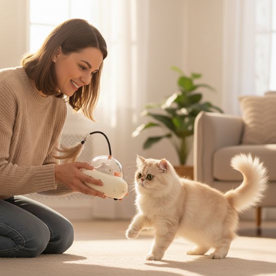 LASER A CHAT | Soucoupe Lumineuse