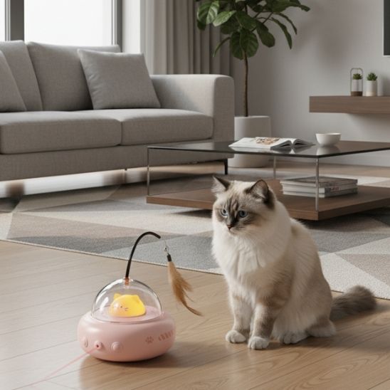 LASER A CHAT | Soucoupe Lumineuse