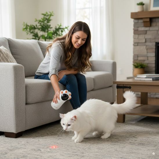 Laser pour chat automatique