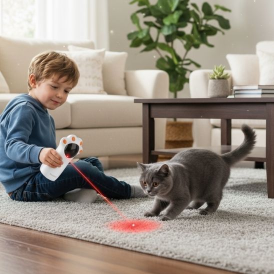 Laser pour chat automatique