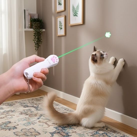 Laser pour chat | Poursuite Lumineuse