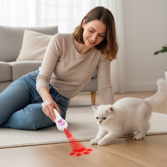 Laser pour chat | Poursuite Lumineuse