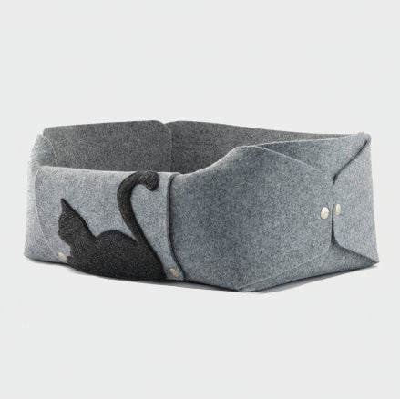 Lit Douillet En Feutre Pour Chat
