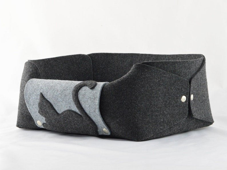 Lit Douillet En Feutre Pour Chat