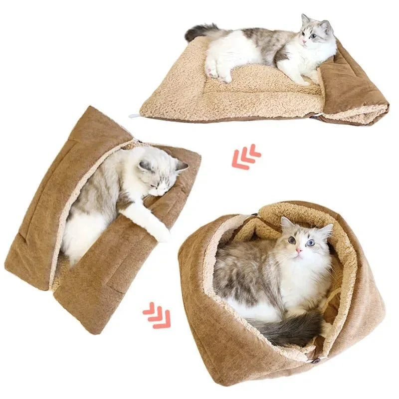 Lit Multi Positions Intérieur Polaire Pour Chat