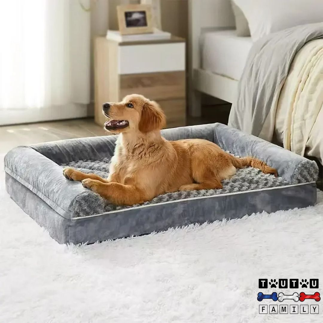 Lit pour chien orthopédique - ConfortToutou™
