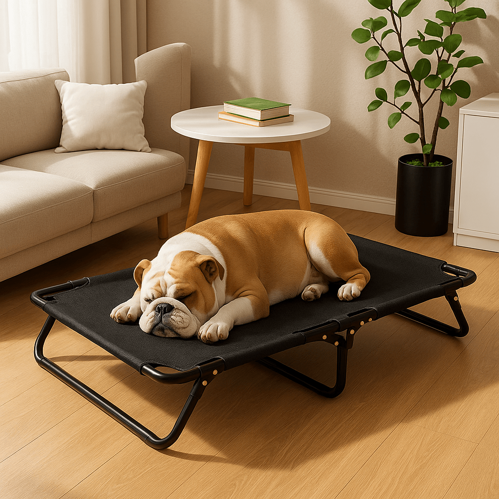 Lit pour chien surélevé - PliableToutou™