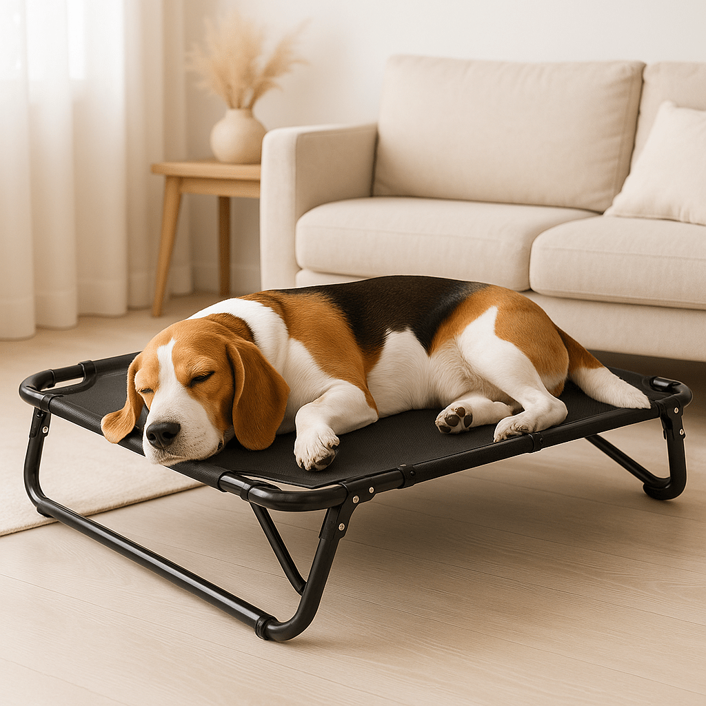Lit pour chien surélevé - PliableToutou™