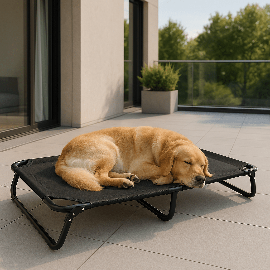 Lit pour chien surélevé - PliableToutou™