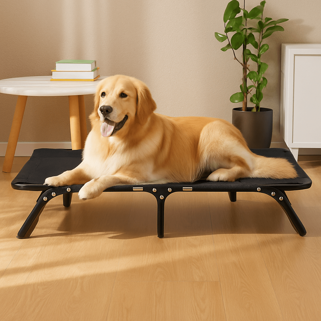 Lit pour chien surélevé - PliableToutou™