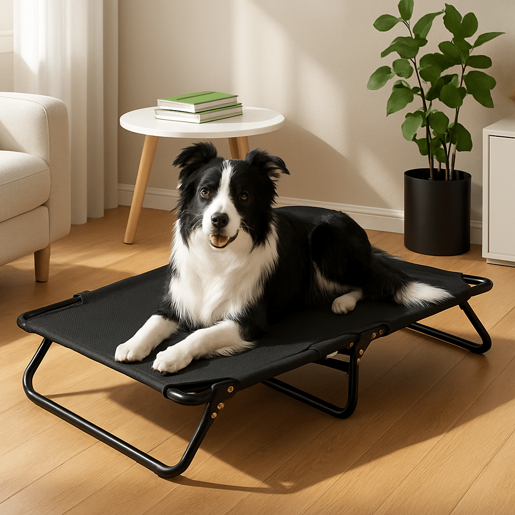 Lit pour chien surélevé - PliableToutou™