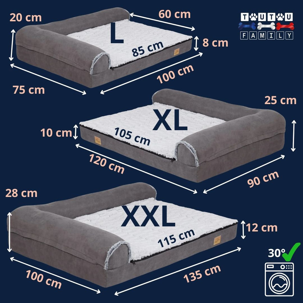 Lit pour chien xxl - OrthopédiqueToutou™