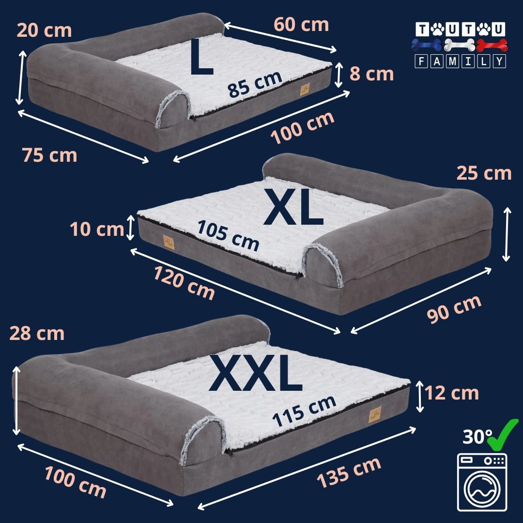Lit pour chien xxl - OrthopédiqueToutou™