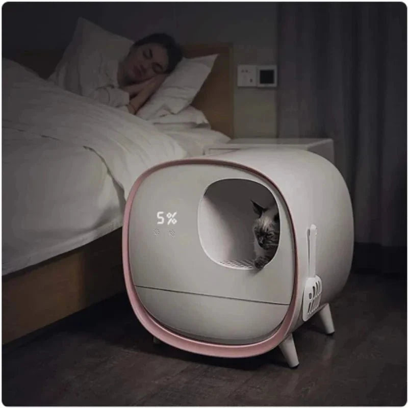 Litière Automatique Désodorisante Pour Chat