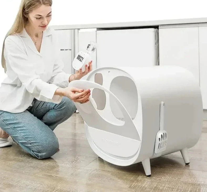 Litière Automatique Désodorisante Pour Chat