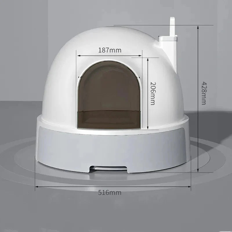 Litière Fermée Design Et Confort Pour Chat