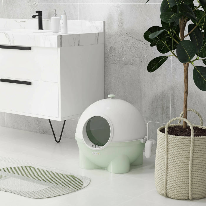 Litière maison chat design résistante et confortable