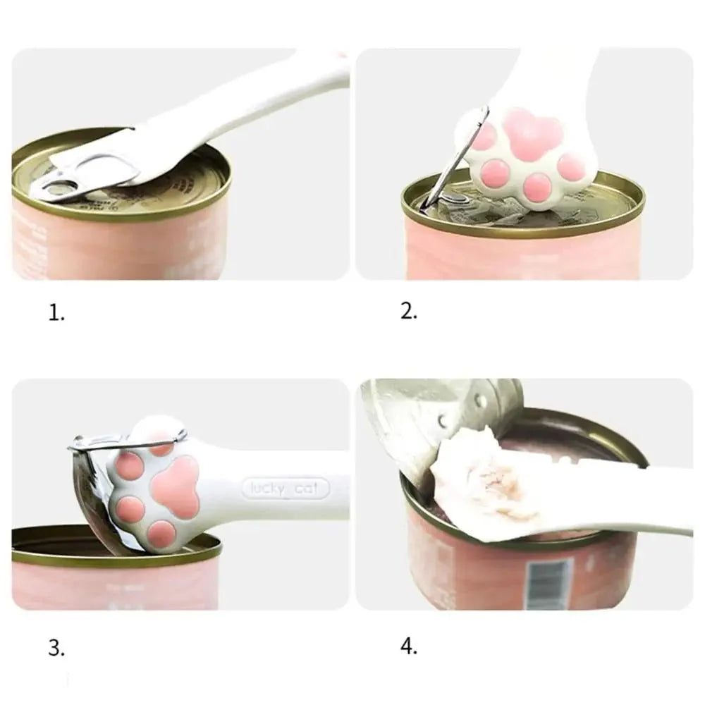 Cuillère En Silicone Chat et Chien Design