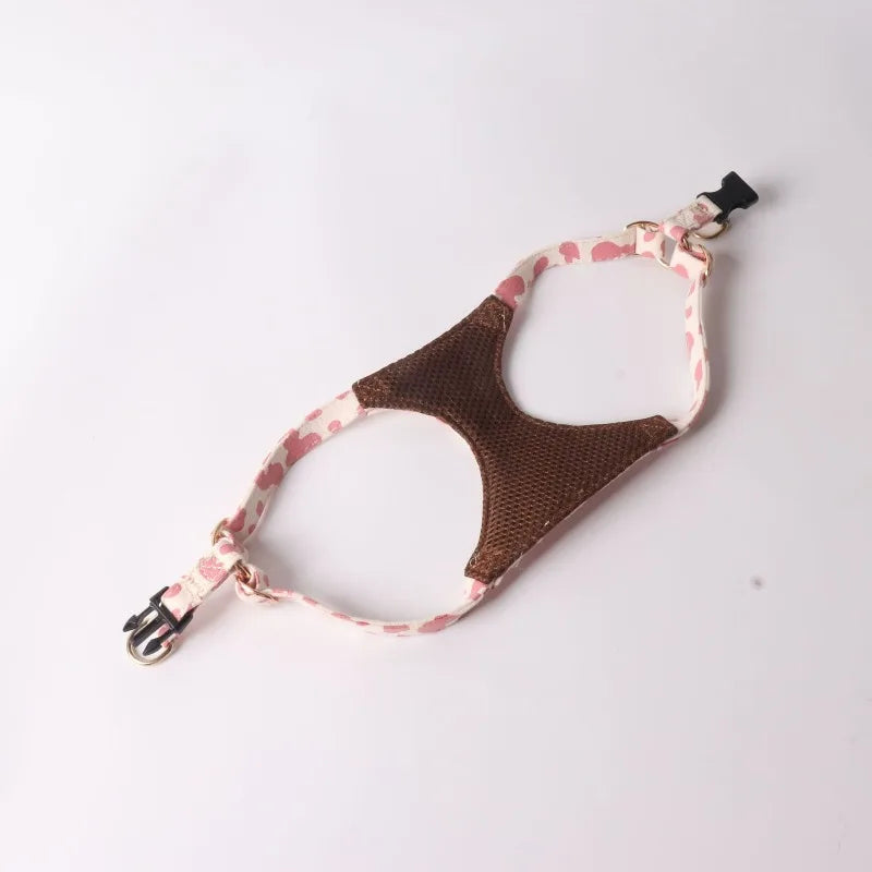 Harnais Double Crochet Pour Chien Avec Laisse Petits Et Moyens