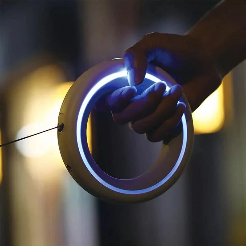 Laisse Rétractable avec Harnais et Lumière LED pour Chat ou Chien