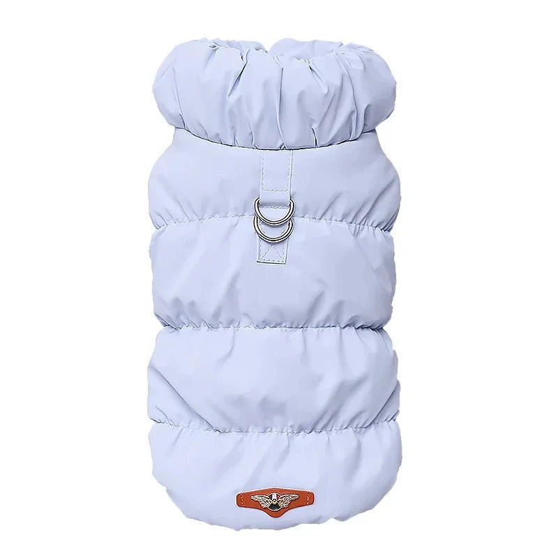 Manteau chaud pour chat chien en tissu léger et imperméable, idéal pour l'hiver