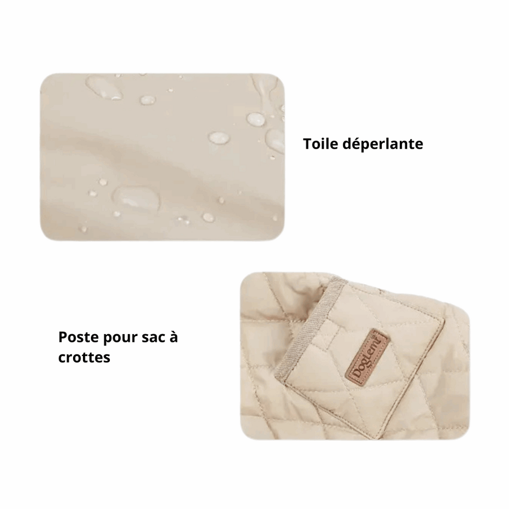 Manteau Hiver Matelassé Pour Teckel