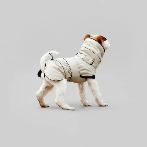 Manteau Imperméable Pour Chien Avec Bande Réfléchissante