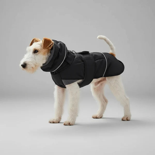 Manteau Imperméable Pour Chien Avec Bande Réfléchissante