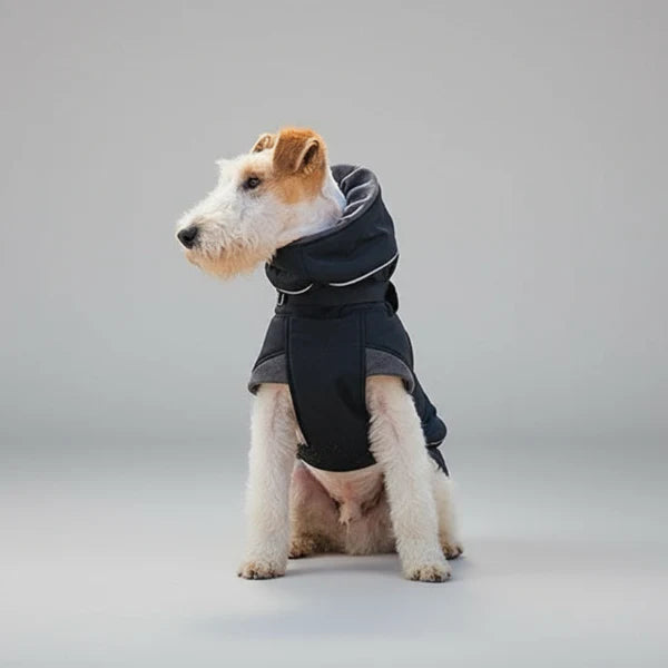 Manteau Imperméable Pour Chien Avec Bande Réfléchissante