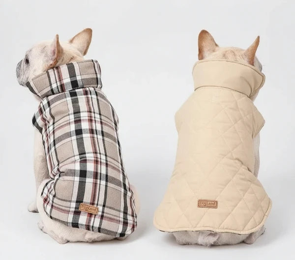 Manteau Réversible Chaud Et Stylé Pour Chien