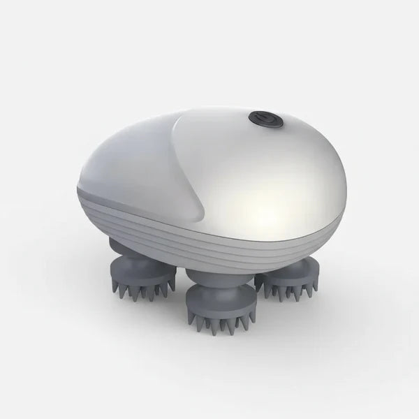 Masseur pour chien chat compact et électrique avec têtes de massage souples Oscar et Plume