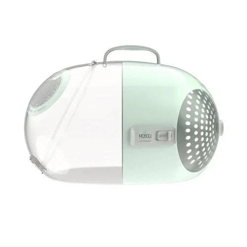 Sac de transport transparent pour chat avec ouverture sécurisée et ventilation optimale