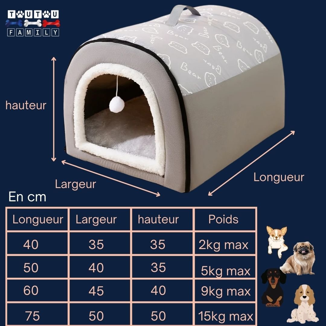 Niche chien interieur - CoconToutou™
