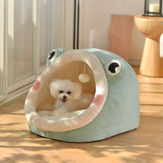 Niche chien interieur - FroggyDen™