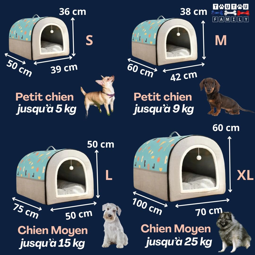 Niche chien interieur - GrotteToutou™