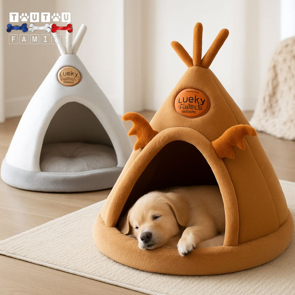 Niche d'intérieur pour chien - TipiToutou™