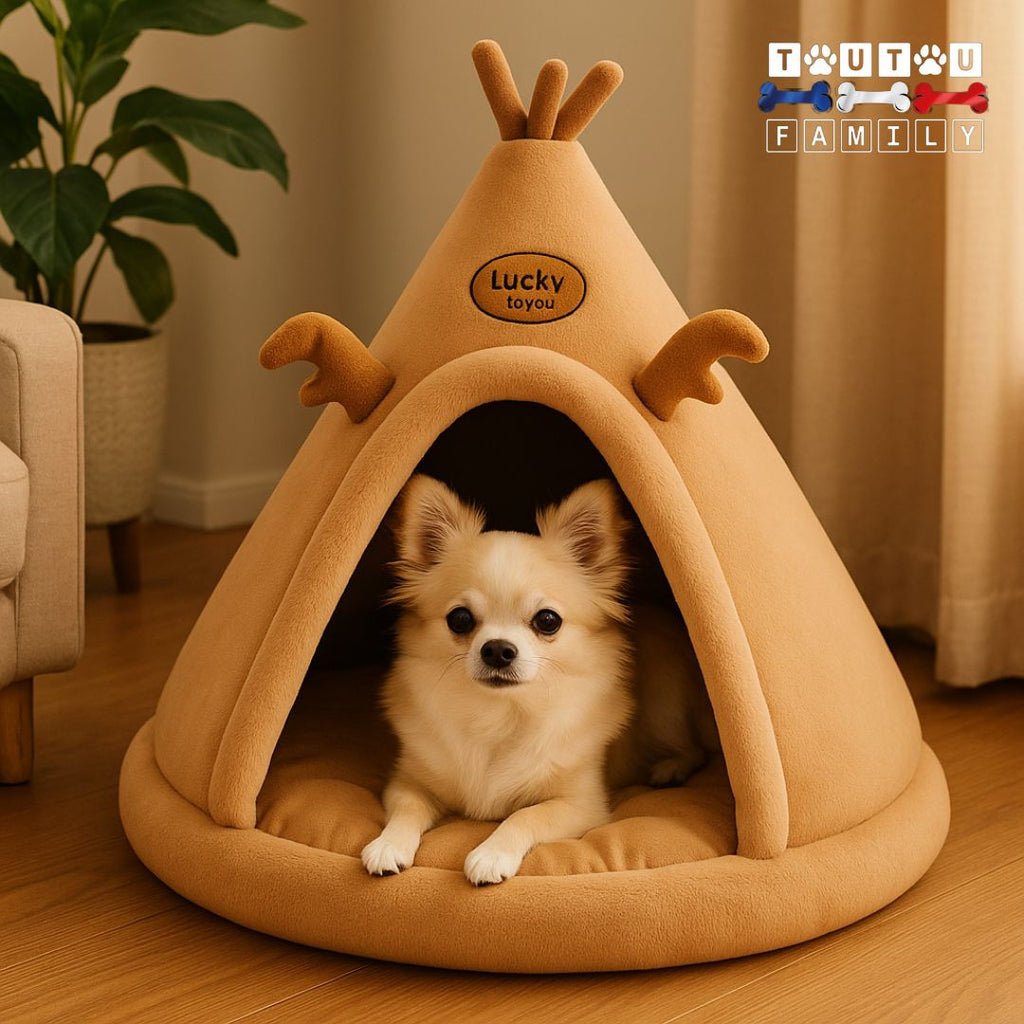 Niche d'intérieur pour chien - TipiToutou™