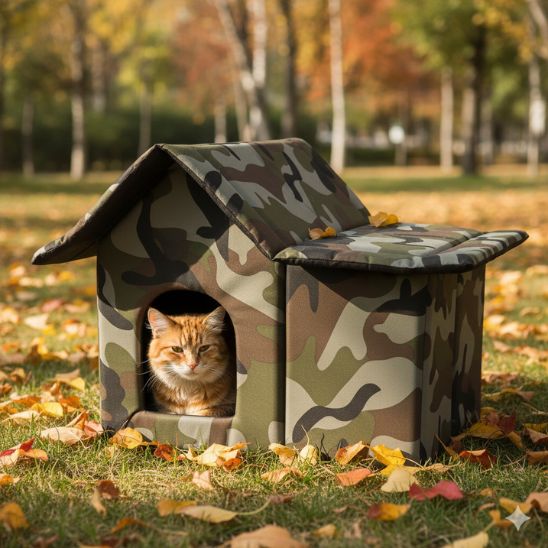 NICHE EXTERIEUR CHAT SPACIEUSE