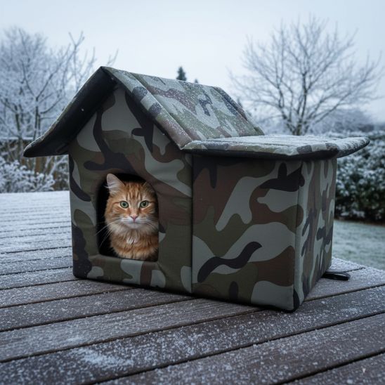 NICHE EXTERIEUR CHAT SPACIEUSE
