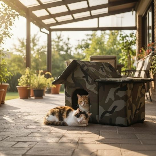 NICHE EXTERIEUR CHAT SPACIEUSE