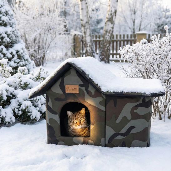 NICHE EXTERIEUR CHAT SPACIEUSE